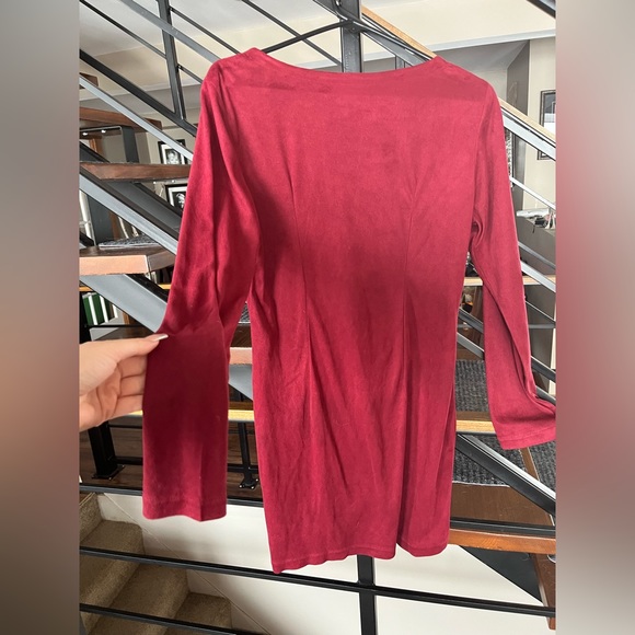 ♥️Wine Red Dress♥️ - Picture 3 of 4